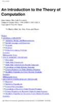 Introduction to the theory of computation - Eitan Gurari
